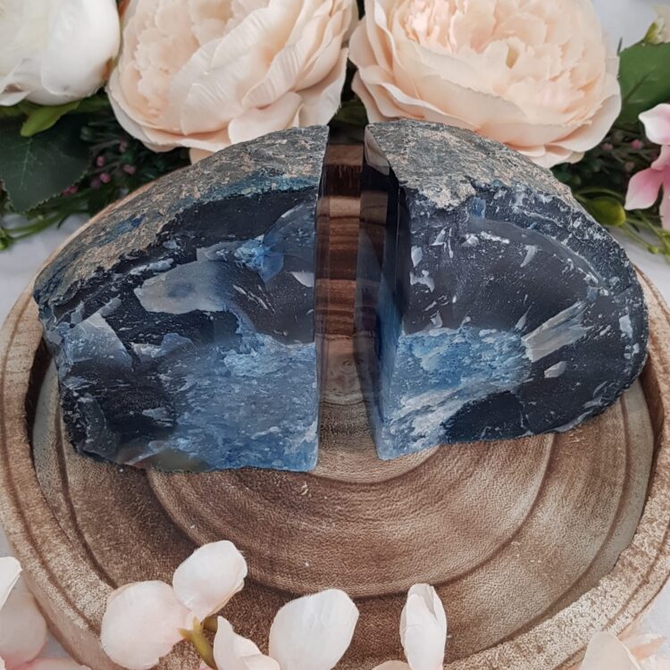 Natural Agate Crystal Bookends Extra Large - Image 4