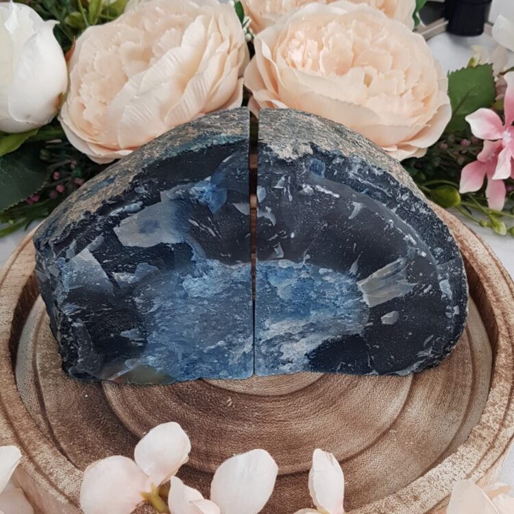 Natural Agate Crystal Bookends Extra Large - Image 5