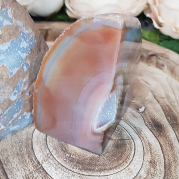 Red Agate Crystal Bookends Large With Druzy - Image 6